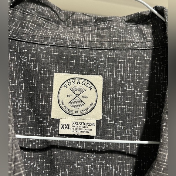 Voyager| Men's Button Up | XXL | Gray - Picture 4 of 6